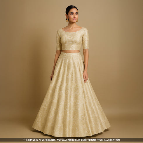 Banarasi Brocade Fabric- F4314